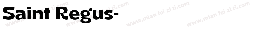 Saint Regus字体转换